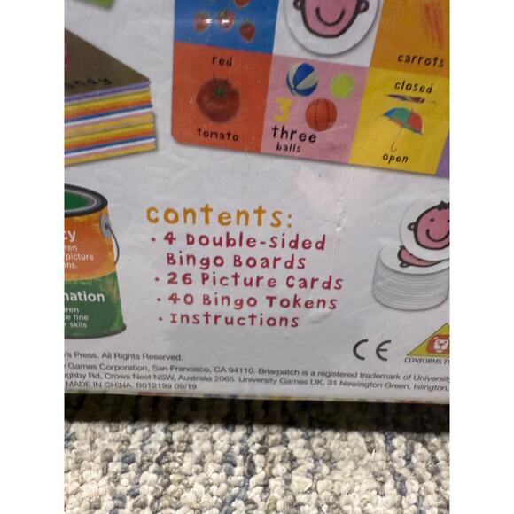 Briar Patch First 100 Number Shapes Bingo Game - new in box - Picture 8 of 8